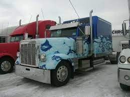 Icy Blue Freightliner From Trick My Truck Big Trucks Cool Trucks Custom Trucks