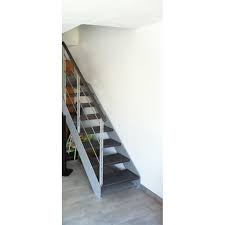 Escalier droit design pas cher. Escalier Droit Limon Metal