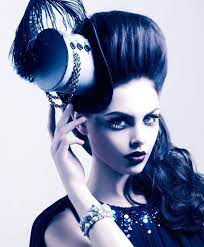 Cabaret Inspired Lighting Effect Hair Makeup Style Glamorous Makeup Beauty Shoot Hair Shows