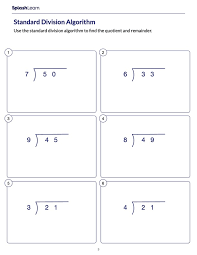 division worksheets for 3rd graders online splashlearn