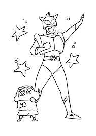 This coloring pages of crayon shin chan just for you which like this cartoon kids. Printable Shinnosuke Coloring Pages Anime Coloring Pages