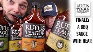 Trying All The Rufus Teague BBQ Sauces!
