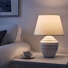 From bedroom lamps to brighten up your bedside, to desk lights to help you work. Https Www Ikea Com Dk Da Images Products Rickarum Table Lamp White 0880930 Pe636125 S5 Jpg F Xxxl Table Lamp Lamp White Table Lamp