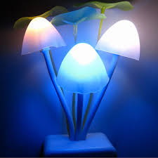 Led Mushroom Night Light Girls Bedroom Light Control Sensor Wall Lamp Romantic Color Changing Mushroom Lamp Home Decor Mushroom Night Lamp Home Decorled Mushroom Night Light Aliexpress