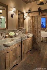 Nothing says country like a an old feeding trough converted into a washroom sink! Get This Decorating Bathroom Shelves Pinterest Rustic Bathrooms Rustic Bathroom Decor Rustic Bathroom