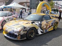 japanese cosplay car itasya 痛車 japan cars car wrap car