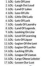 Lol Full Form Lol Stands For Lol Meaning What Is The Full Form Of Lol In 2020 Mean Humor Lol Meant To Be