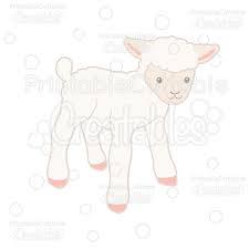 Download Cute Lamb Svg Cut File Clipart For Silhouette Studio Cricut Design Space