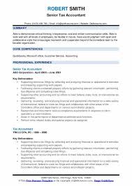 Tax Accountant Resume Samples Qwikresume