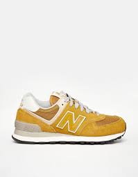 Black And Yellow New Balance Shoes New Balance 574 Yellow Suede Mesh Trainers At Asos Com Trendy Sneakers New Balance 574 Yellow Shoes