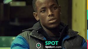 The North Face Blue and Black Puffer Jacket worn by Jamie (Micheal Ward) in  Top Boy (Season 2 Episode 8)
