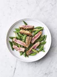 Seared Sesame Tuna Fish Recipes Jamie Oliver Recipes Recipe Fish Recipes Healthy Jamie Oliver Recipes Jamie Oliver