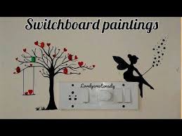 Which is the best way to make a garden border? Love Tree Fairy Wall Painting 2 Easy Switchboard Painting Ideas Wall Painting Youtube Switchboard Painting Switchboard Painting Ideas Wall Painting