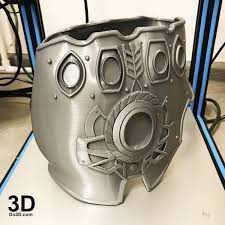 3d Printable Model Thanos Infinity Gauntlet Forearm Glove D23 Avengers Infinity War Version Print File Guante Del Infinito Guante De Thanos Guantelete
