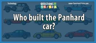Sometimes used cars are purchased from individuals rather than dealerships, which can require more of the buyer's participation in the process of transferring the ti. Question Who Built The Panhard Car