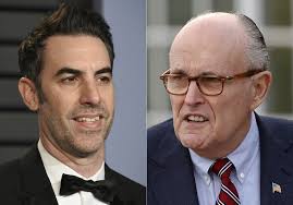 Giuliani, new york, new york. Giuliani Shown In Hotel Bedroom Scene In New Borat Film