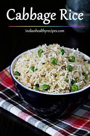 Cabbage Rice Cabbage Fried Rice Recipe Cabbage Fried Rice Indian Food Recipes Vegetarian Recipes
