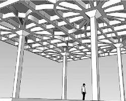 Imagem de Laje cogumelo de concreto armado