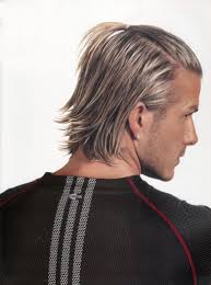Once your hair is long enough on the top that it tickles your earlobes, ask a hairstylist to. 9 David Beckham Long Hair Ideas David Beckham David Beckham Long Hair David Beckham Hairstyle