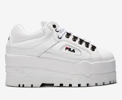 Fila Trailblazer Wedge White Navy Red Vegnonveg