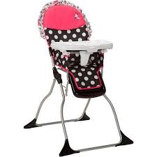 Disney Baby Simple Fold Plus High Chair Minnie Coral Flowers Walmart Com Baby Disney High Chair Baby High Chair
