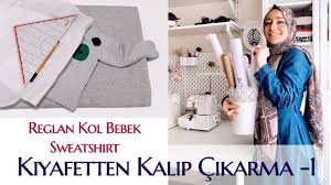 Kiyafetten Kalip Cikarma 1 Reglan Kol Bebek Sweatshirt Kalibi Cikarma 2020 Bebek Kiyafet Moda Dikis