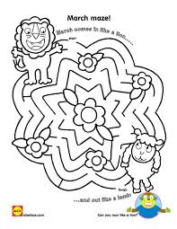 March Lion And Lamb Printable Alexbrands Com Lion And Lamb Lion Coloring Pages Lamb Craft