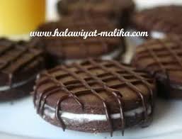بسكويت بالكريمة ولا أسهل Food Desserts Biscuits
