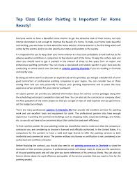 Maybe you would like to learn more about one of these? Top Class Exterior Painting Is Important For Home Beauty By Jack Jordan Issuu