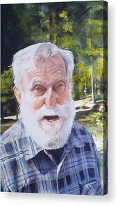 Ian Acrylic Print by Barbara Pease