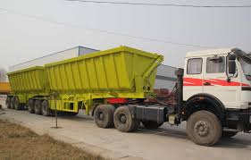 Cn09gzb 2009 isuzu npr 70 4 x 2 tipper alloy high side tipper body truck dimensions. 30 40 50 M Side Dump Trailer Tipper Trailer By High Quality Manufacturer Anster