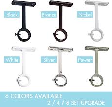 It is a valuable addition to your room decor for a long time to come. Buy Kxlife Ceiling Bracket For Curtain Rod Heavy Duty Ceiling Or Wall Curtain Rod Brackets Set Of 2 Bronze Online In Turkey B088dd5c5n