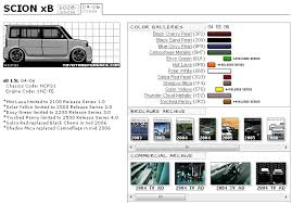 Scion Xb Touchup Paint Codes Image Galleries Brochure And