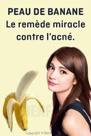 Peau De Banane Le Remede Miracle Contre L Acne Recette Beaute Peau De Banane Sante Et Beaute