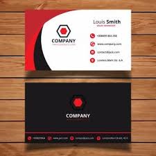 Black And Red Business Cards Template Business Card Design Template Modern Abstract Cards Creative Background Graphic Style Red Business Cards Business Card Template Free Business Cards