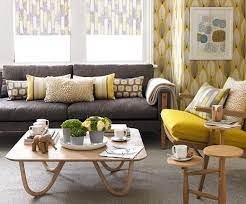 College Apartment Decorating Tips Ramshackle Glam Mustard Living Rooms Retro Living Rooms Retro Home Decor