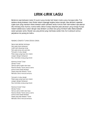 Tommy widodo & budi h.). Lirik Pdf