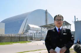 In the immediate aftermath of the explosion on 26 april, 1986, few were prepared to endure the massive radiation levels and document the disaster, but russian photographer igor kostin did. Meti Chief Seko Visits Site Of Chernobyl Nuclear Disaster The Japan Times