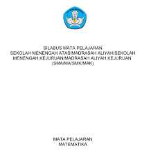 We did not find results for: Silabus Matematika Sma Smk Ma Mak Kls X Xi Xii Kurikulum 2013 Revisi 2018 Administrasi Guru