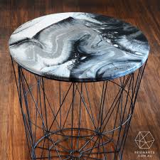 Stephanite Side Table Home Decor Oraco Resin Arts Resin Art Painting Resin Wall Art Resin Art