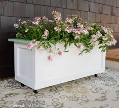 Shop our best selection of novelty planters to reflect your style and inspire your outdoor space. Our Large Diy Planter On Wheels Tutorial Four Generations One Roof