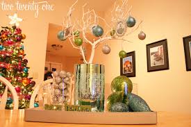We encourage you to repurpose the christmas decorations that you already have so that you can save some money. Christmas Decor Part Three Centerpiece Vignette