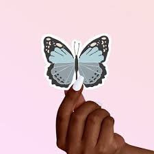 Check out our phone case stickers selection for the very best in unique or custom. Light Blue Butterfly Vinyl Butterfly Sticker Aesthetic Cool Laptop Phone Case Sticker Yahoo Shopping