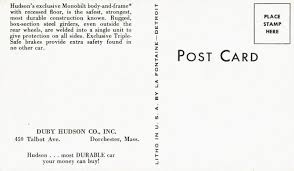 Hudson Motor Car Company Dealerships M