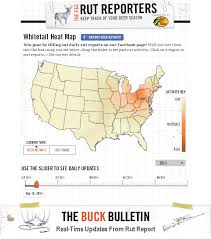 check out the field stream rut heat map view deer