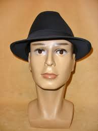 7 3 8 FEDORA HAT GRAY L USED