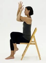 Seated Yoga For Aching Bodies In Garland Chair Pose Yoga Yoga Poses Chair Yoga