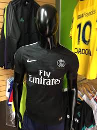 Descubrí la mejor forma de compraronline. Camiseta Paris Saint Germain Alternativa Negra 2017 2018 Futbol De Primera
