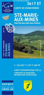 Carte Ign 3617et Sainte Marie Aux Mines Pnr Des Ballons Des Vosges Club Vosgien En 2020 Telechargement Carte Randonnee Pdf Gratuit