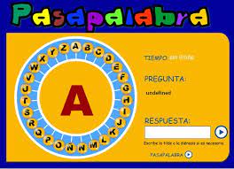 Recursos educativos (ruleta de palabras): Pasapalabra Pasapalabra Juegos De Lectoescritura Devoradora De Libros